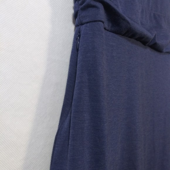 Title Nine Frances Dress Blue V-Neck Athleisure Size XS - Picture 4 of 7